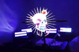 3D Hologram Fan 16.5in 2000x224 WiFi 3D Projector With 224 LED Light Beads For Business Store Advertising 100‑240V US Plug